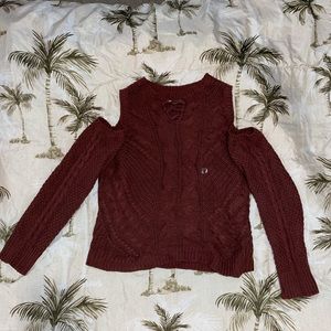 NWT Cold shoulder Sweater